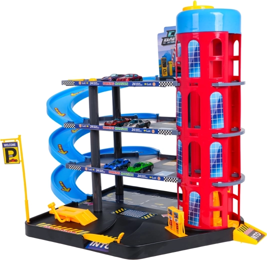 Χειροκίνητο ασανσέρ και τρεις όροφοι διασκέδασης