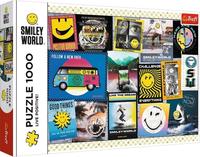 Παζλ 1000 κομματιών Smiley – Ζήσε θετικά