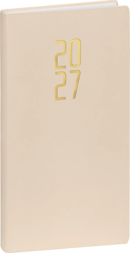 Notique τσέπης ημερολόγιο Ponza 2027 μπεζ 9 × 15,5 cm