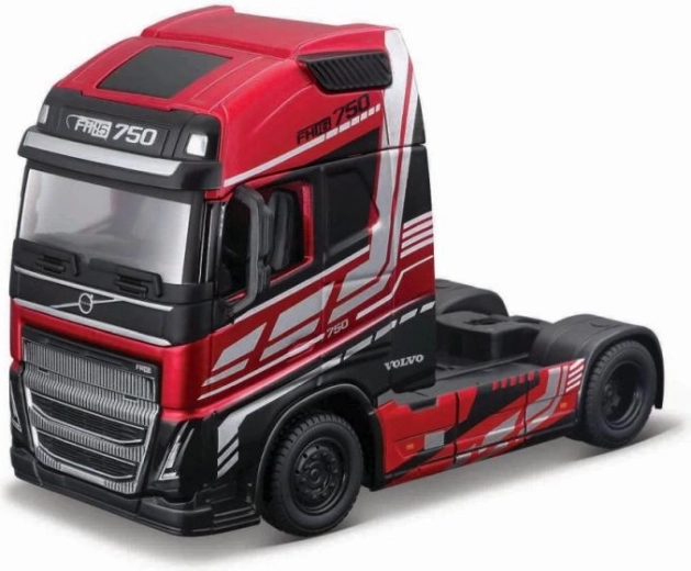 Μεταλλικό μοντέλο φορτηγού Volvo FH16 Globetrotter 750 XXL 1:43 από την Bburago – κόκκινο