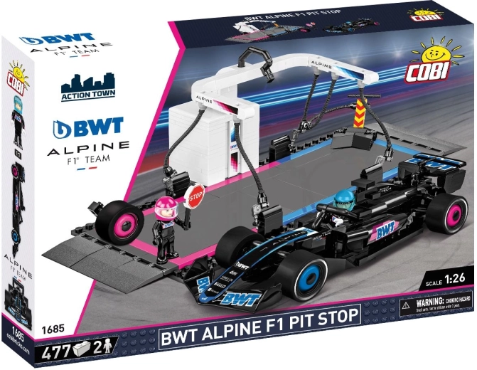 Cobi BWT Alpine F1 pit stop σετ κατασκευής 1:26
