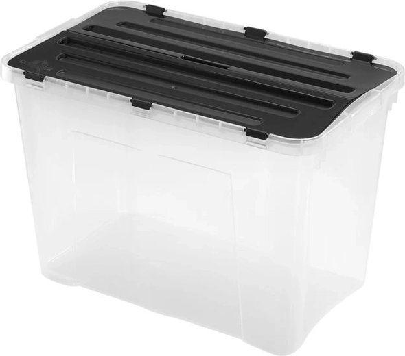Πλαστικό κουτί αποθήκευσης με καπάκι HEIDRUN Classic 60 l