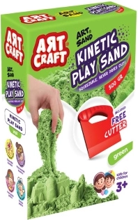 Art Craft κινητική άμμος πράσινη 500 g