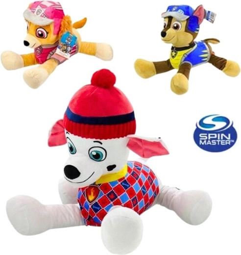 Λούτρινο PAW PATROL με σκουφάκι – μεγάλος ξαπλωτός ήρωας