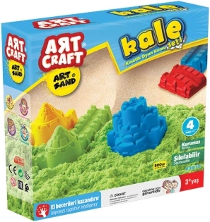 Art Craft κινητική άμμος σετ κάστρο 500 g