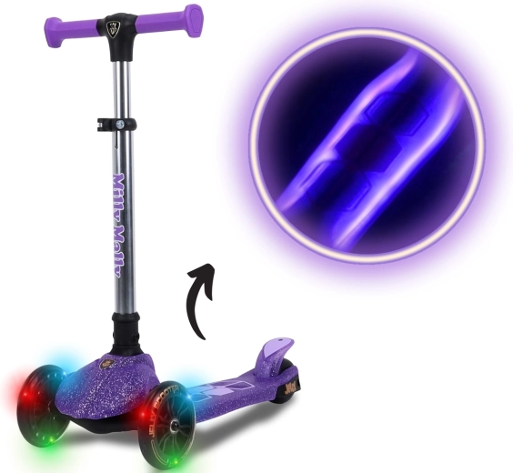 Milly Mally τρίτροχο παιδικό πατίνι Jelly violet