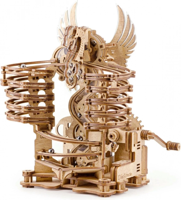 3D ξύλινη πίστα με μπίλιες MARBLE RUN DRAGON από την IDVENTURE