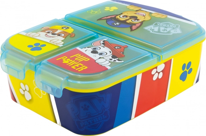 Παιδικό κουτί κολατσιού Paw Patrol με 3 διαμερίσματα