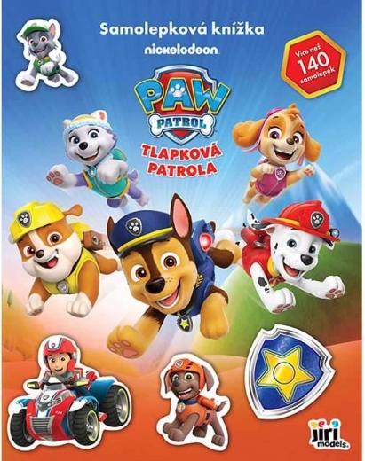 Jiri Models βιβλίο με αυτοκόλλητα Paw Patrol