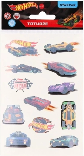 Προσωρινό τατουάζ Hot Wheels - 1 τεμάχιο