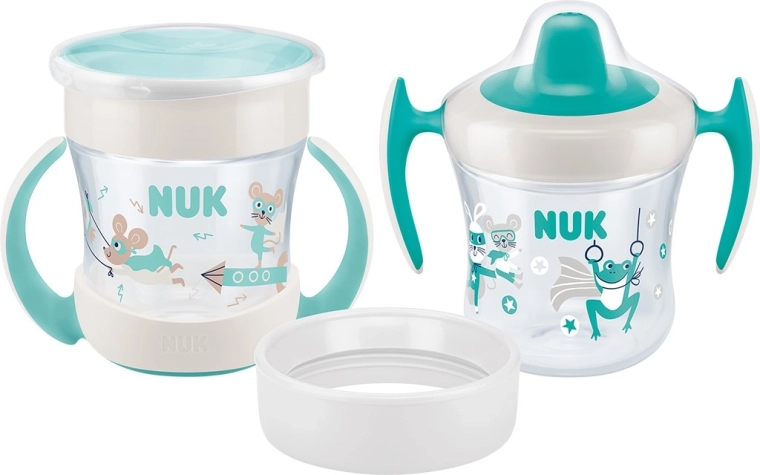 Παιδικό κυπελλάκι NUK Mini Cups 3v1 360° ουδέτερο