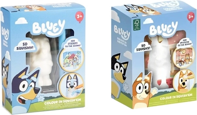 Bluey μαλακή squishy φιγούρα για χρωμάτισμα