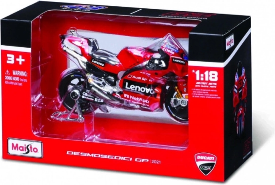 Συλλεκτικό μοντέλο μοτοσικλέτας DUCATI Lenovo GP Racing 1:18