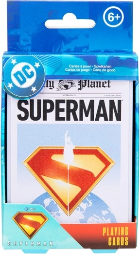 Τραπουλόχαρτα Superman σε μεταλλικό κουτί