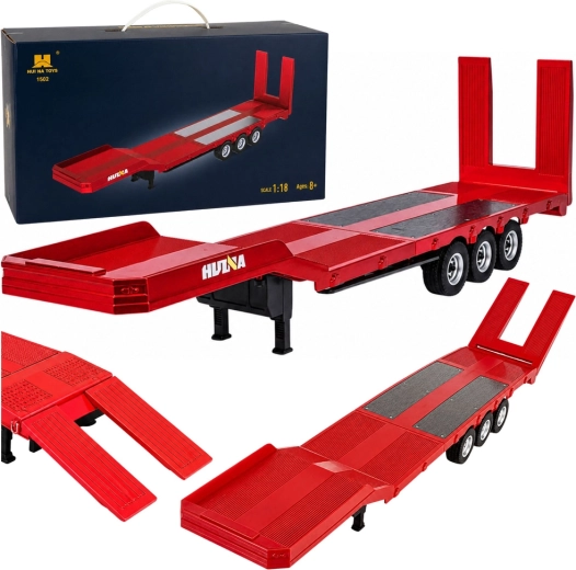 Χαμηλοδάπεδο ρυμουλκούμενο για Huina Scania 770S (1:18) κόκκινο