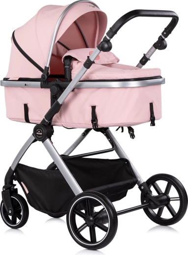 Chipolino Pearl 2σε1 συνδυαστικό καρότσι Powder Pink