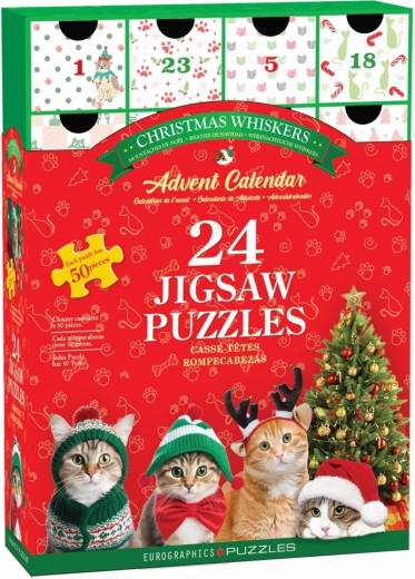 Advent ημερολόγιο παζλ Χριστουγεννιάτικα μουστάκια