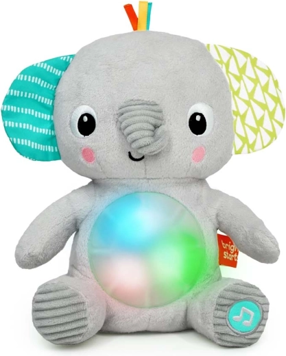Bright Starts λούτρινο μουσικό ελεφαντάκι που φωτίζει Hug‑a‑Bye Baby
