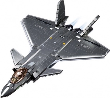 Sluban Army αόρατο μαχητικό αεροσκάφος stealth J-20 με μεταλλική επιφάνεια – σετ κατασκευής