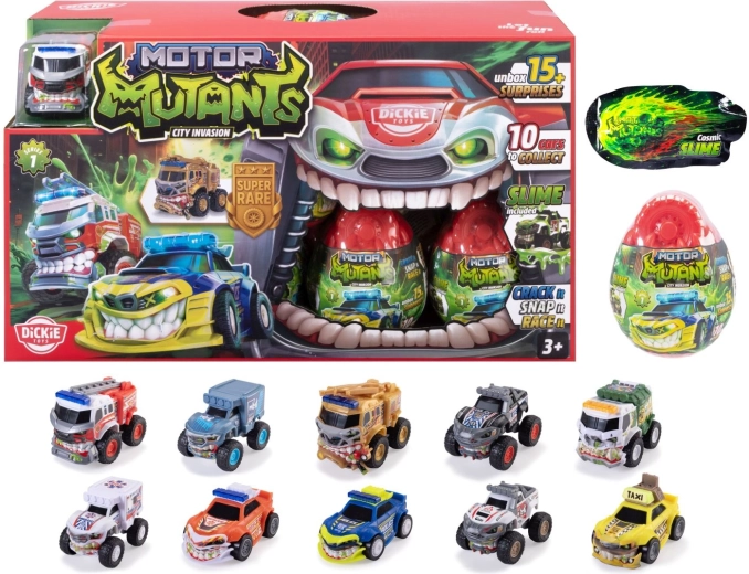 Αυγό-έκπληξη με όχημα MONSTER Motor Mutants Dickie - 1 τεμάχιο
