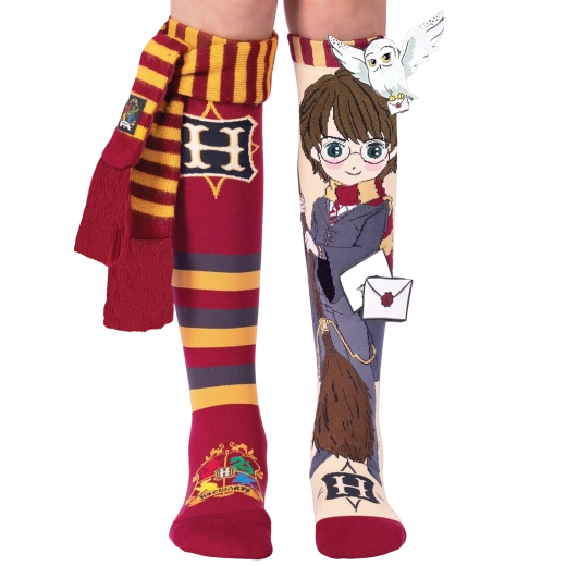 Τρελές κάλτσες μέχρι το γόνατο Harry Potter MADMIA