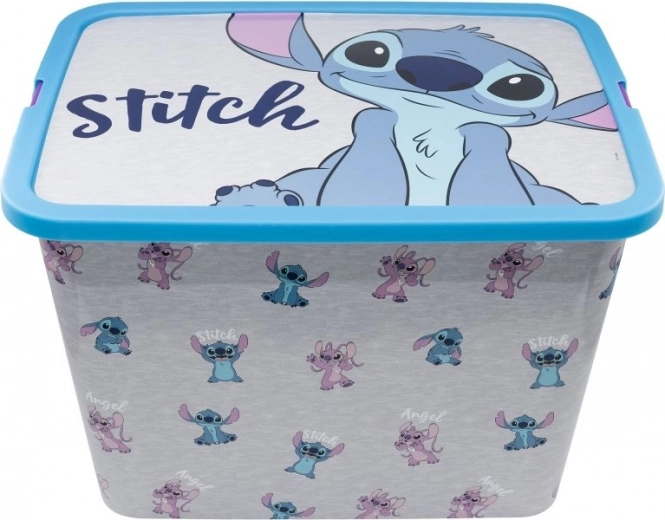 Κουτί αποθήκευσης 23 l Stitch και Angel