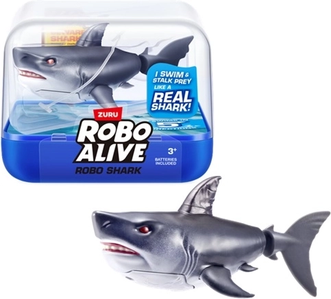 ZURU RoboAlive πλωτός καρχαρίας για νερό μαύρος