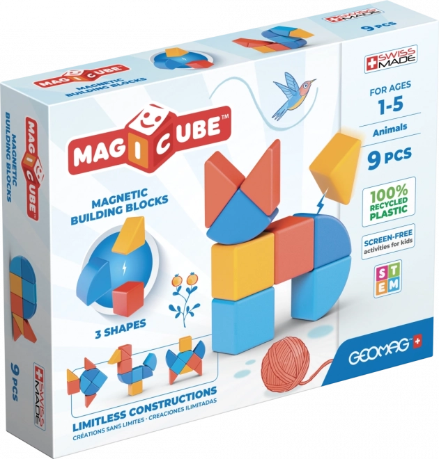 Geomag magicube shapes – μαγνητικό σετ κατασκευών 9 τεμαχίων