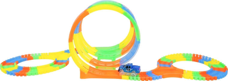 Πίστα που φωσφορίζει και αυτοκινητάκι LED