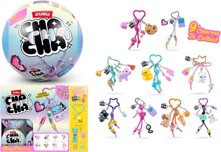 ZURU Cha Cha Charms DIY μπρελόκ/κρεμαστό (blind box) - 1 τεμάχιο