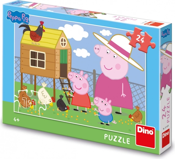 παζλ Peppa Pig κοτούλες 24 κομμάτια