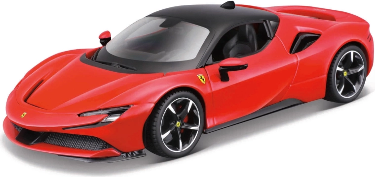 Maisto Ferrari SF90 Stradale κόκκινο κιτ συναρμολόγησης αυτοκινήτου 1:24