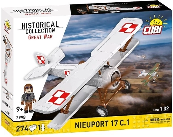 Κατασκευαστικό σετ αεροσκάφους Nieuport 17 C.1 – ιστορικό διπλάνο σε πολωνικά χρώματα (1:32)