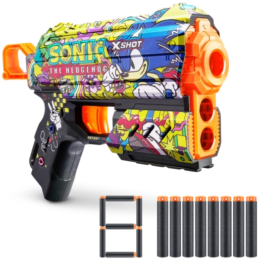 X-Shot Skins Flux SONIC the Hedgehog – αφρώδες blaster