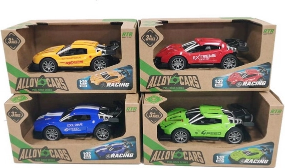 Μεταλλικό buggy με μηχανισμό οπισθοέλξης 12 cm