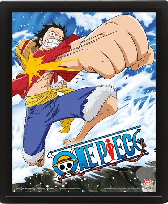 3D κάδρο One Piece Gum Gum Pistol