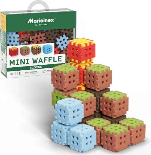 Σετ κατασκευών Mini Waffle Blocks 142 τεμαχίων MARIOINEX