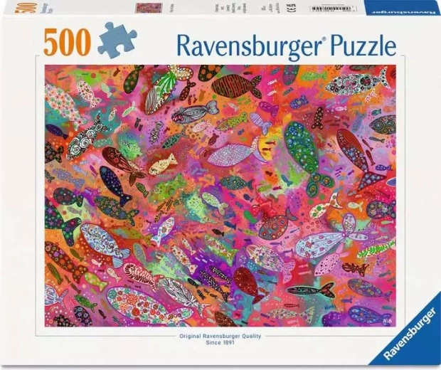 Παζλ Ravensburger φούξια ψαράκια 500 κομμάτια