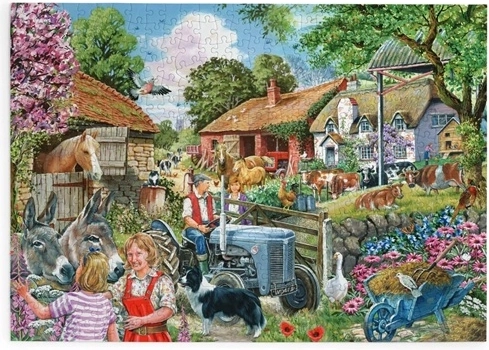 House of Puzzles Παζλ Στη φάρμα 500 μεγάλων κομματιών