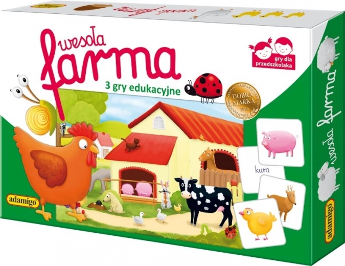 Wesoła Farma - εκπαιδευτικό παιχνίδι για παιδιά από την Adamigo