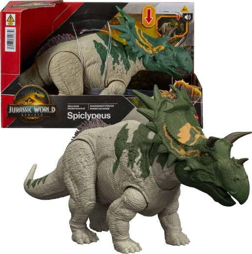 Jurassic World Αναγέννηση φιγούρα δεινοσαύρου Spiclypeus 30 cm με ήχους