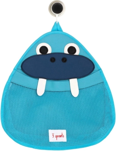 3 Sprouts οργανωτής για το μπάνιο Walrus blue