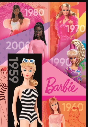 Παζλ 1000 κομματιών σε συμπαγή συσκευασία BARBIE