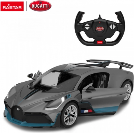 Bugatti Divo ασημί τηλεκατευθυνόμενο αυτοκίνητο 1:14 από Rastar
