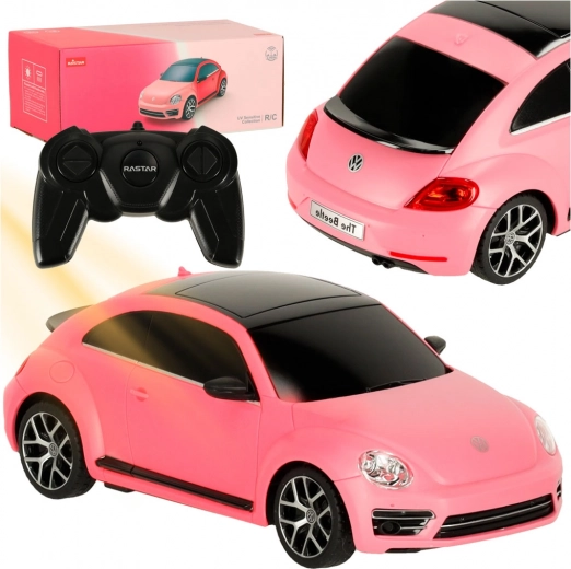 Rastar τηλεκατευθυνόμενο αυτοκίνητο RC VOLKSWAGEN Beetle UV 1:24 ροζ
