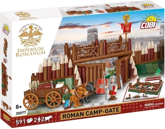Σετ κατασκευής COBI Imperium Romanum – πύλη ρωμαϊκού στρατοπέδου, 591 κομμάτια