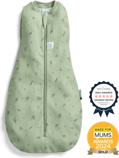 ErgoPouch φάσκιωμα και υπνόσακος 2σε1 Cocoon Willow 0,2 TOG (0–3 μηνών, 3–6 kg)
