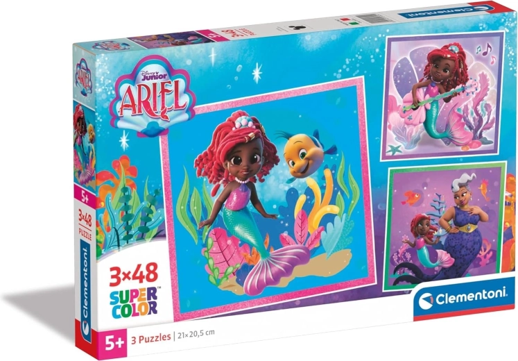 Clementoni παζλ Ariel 3×48 κομμάτια