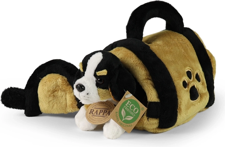 Rappa λούτρινος σκύλος ράτσας Bernese Mountain Dog σε τσάντα μεταφοράς 15 cm Eco-Friendly