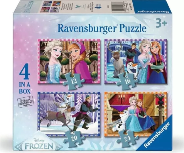 Παζλ Ravensburger Frozen 4σε1 (12, 16, 20, 24 κομμάτια)